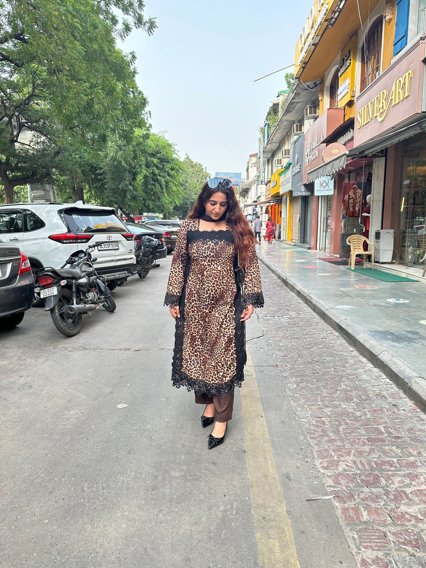 "SHERDIL" Elegant Suit With Lace Work FS245
