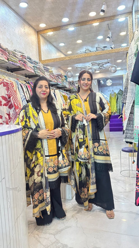 "MITTI " SUMMER COTTON 4 PIECE SUIT FS22