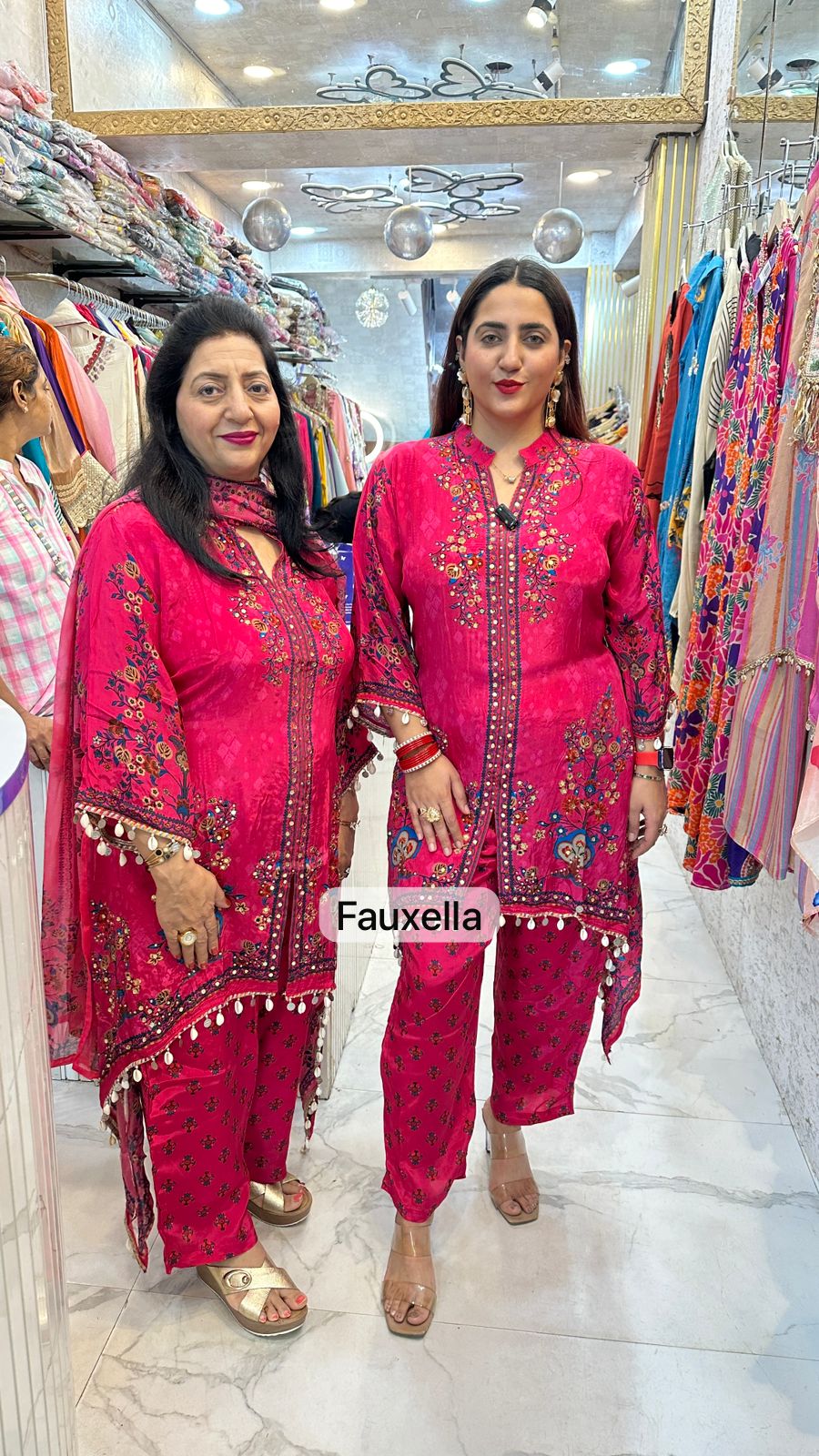 "BULBUL" Beautiful Suit With Floral Design FS52