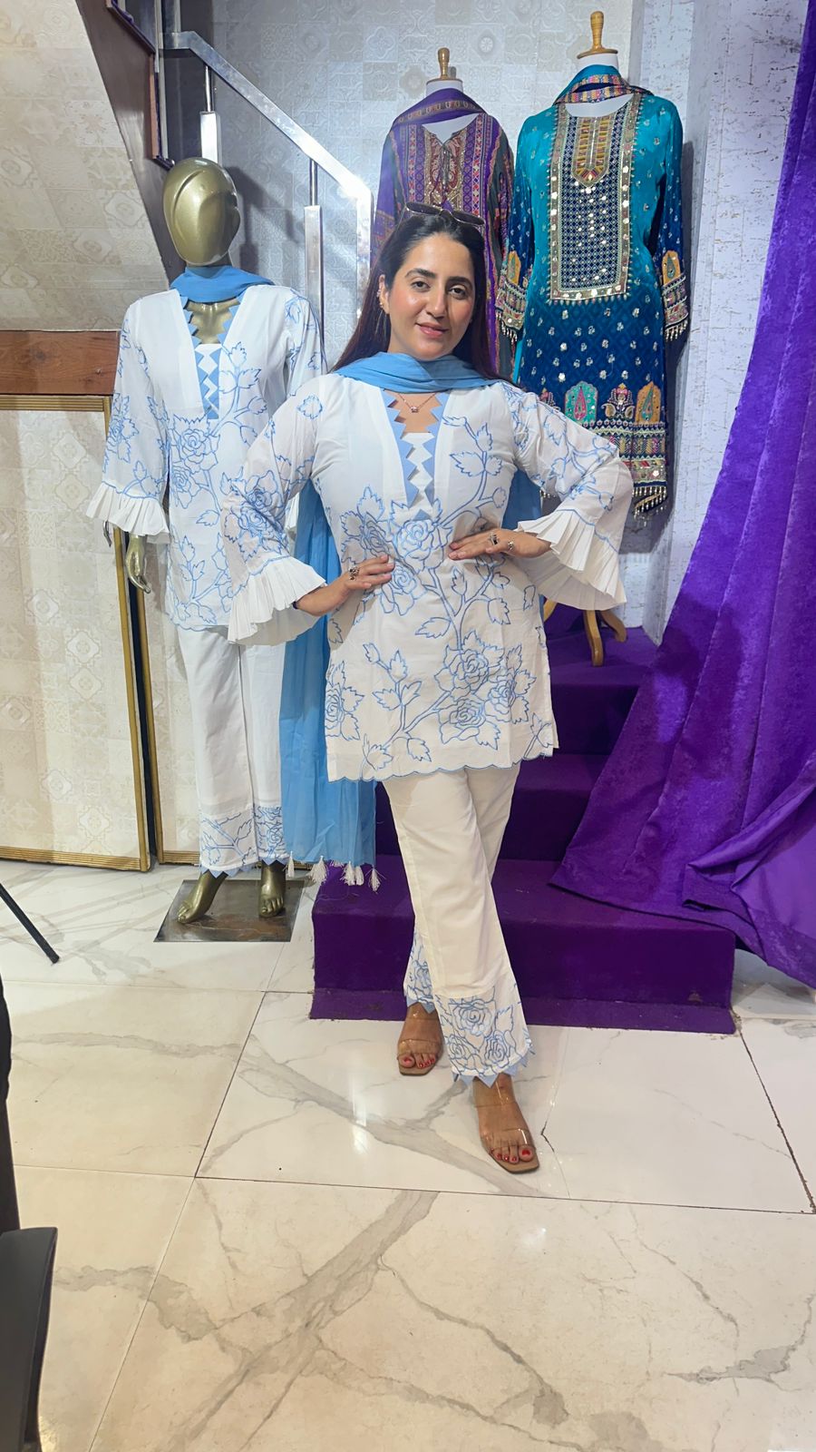 "OJASVI" Elegant Floral Suit FS61