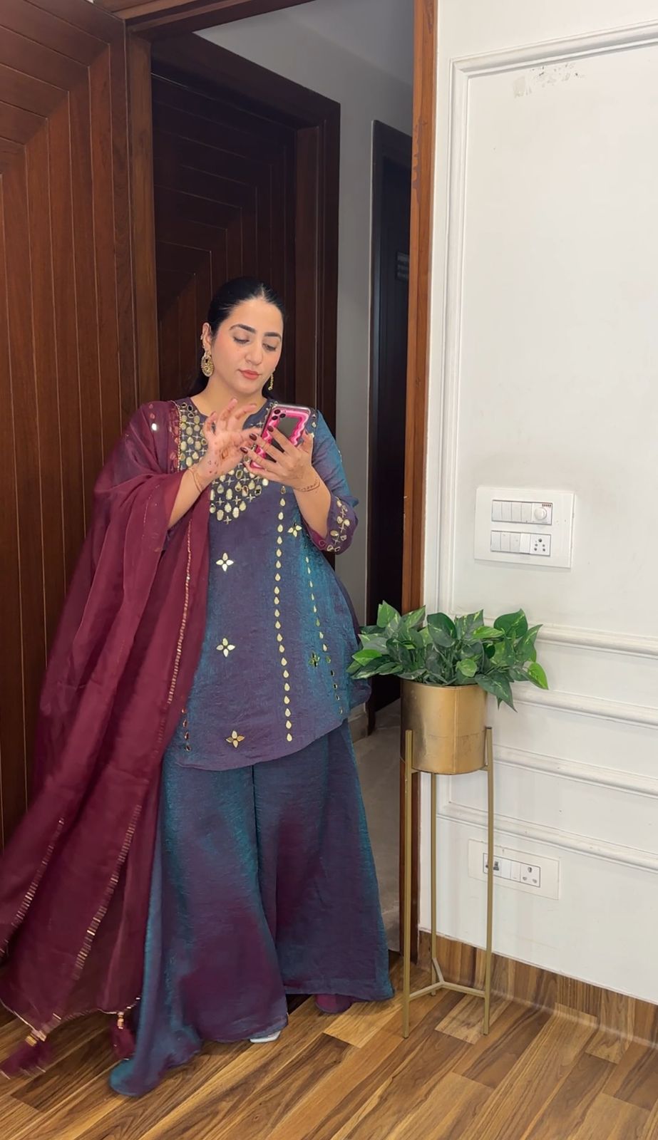 ‘MISYA’ Stunning Designer Sharara Suit FS95