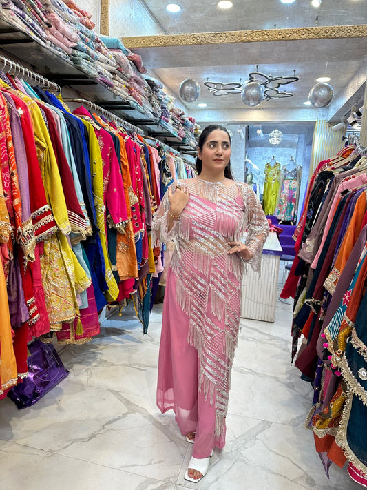 ‘PANKH’ Elegant Indo-Western Dress FS112