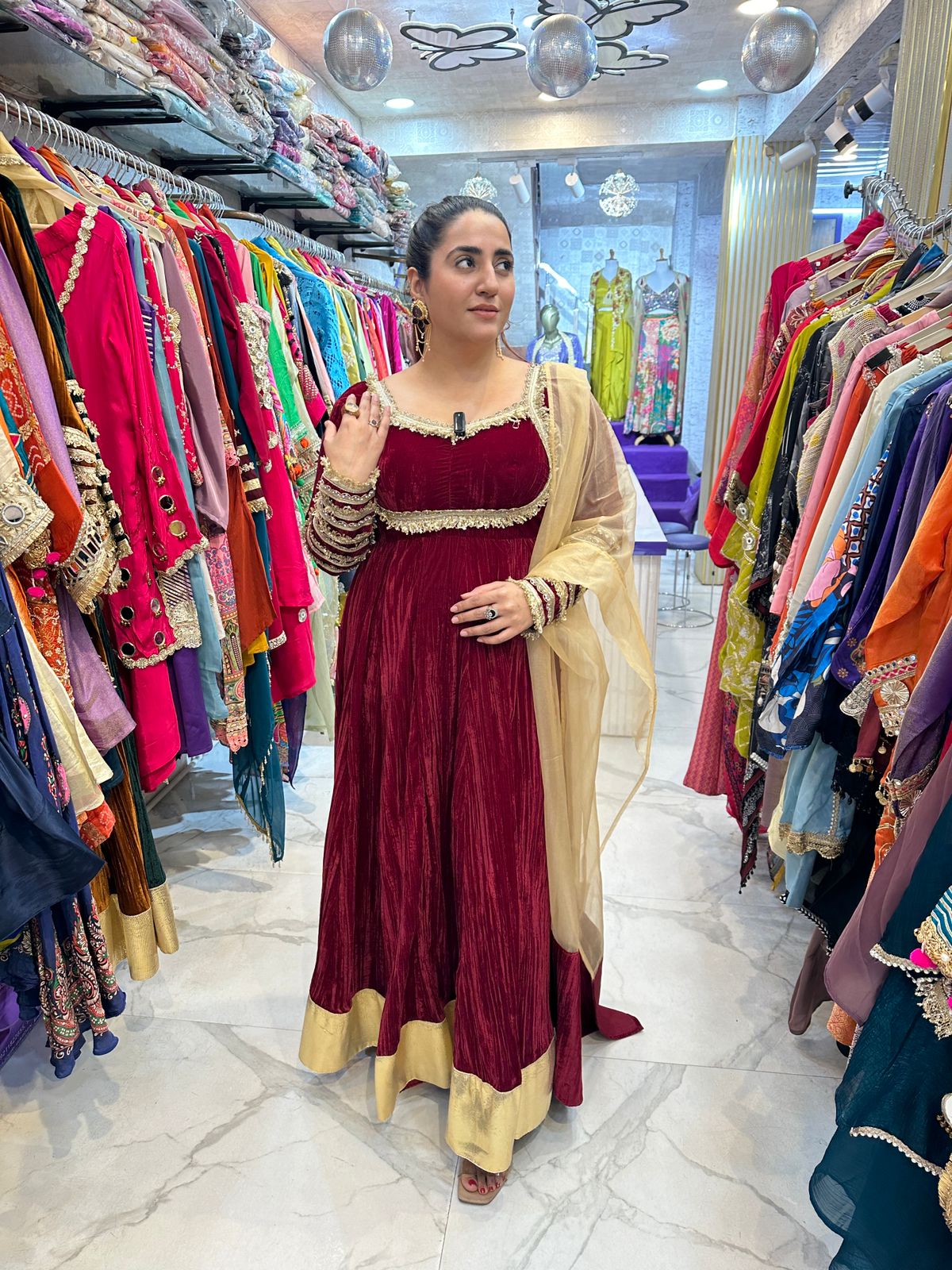 ‘MASTANI’ 2 piece suit Anarkali and Dupatta FS114