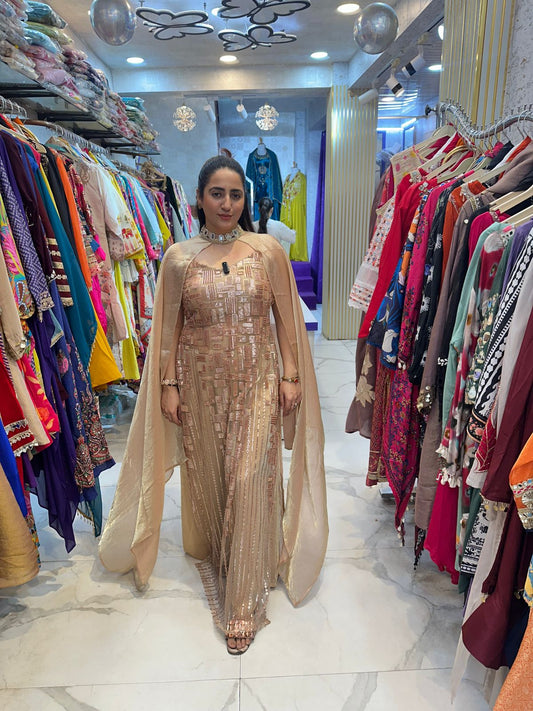 'DIVA' Shimmery Indo-Western Dress FS179