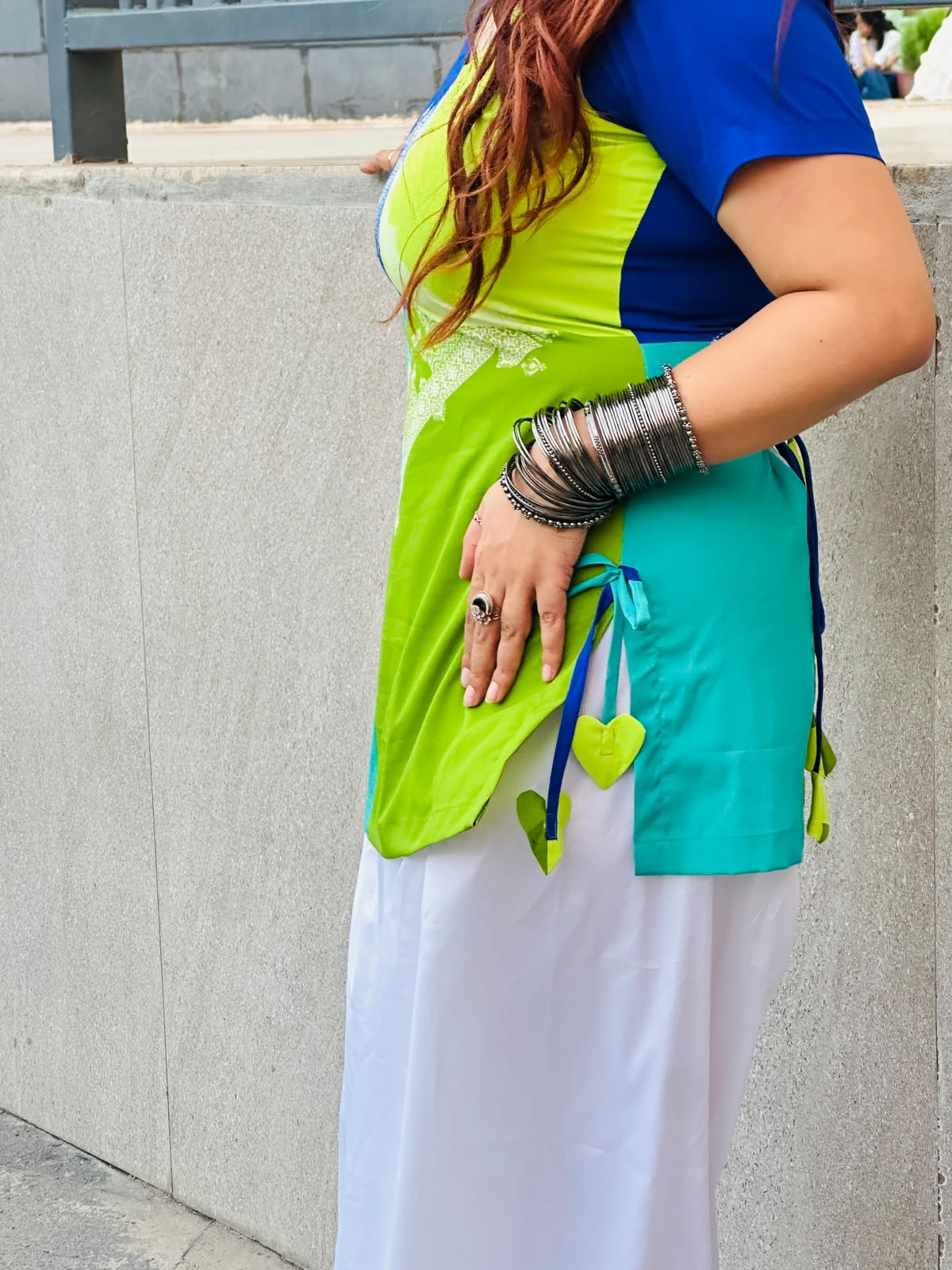 ‘GULPOSH’ Beautiful Short kurti with ballon pants FS248