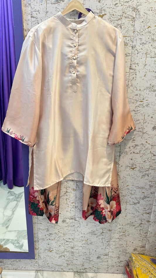 "RANGREZ" Plain Digital Print Western Wear Co-Ord For Women FS10