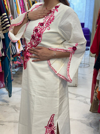 'MEHTAB' Beautiful Indo- Western Dress With Embroidery Work FT226