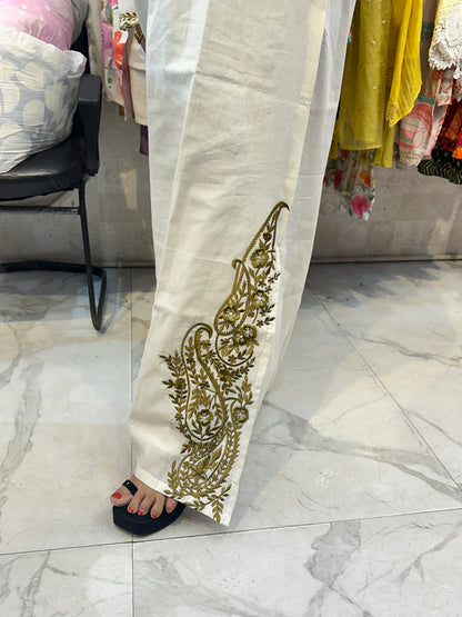 'MEHTAB' Beautiful Indo- Western Dress With Embroidery Work FT226