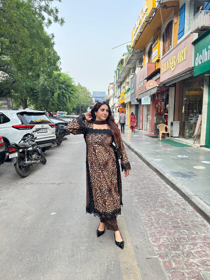 "SHERDIL" Elegant Suit With Lace Work FS245