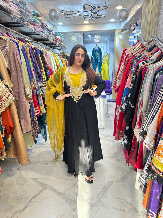 "PALAK" Elegant Anarkali Suit FS181