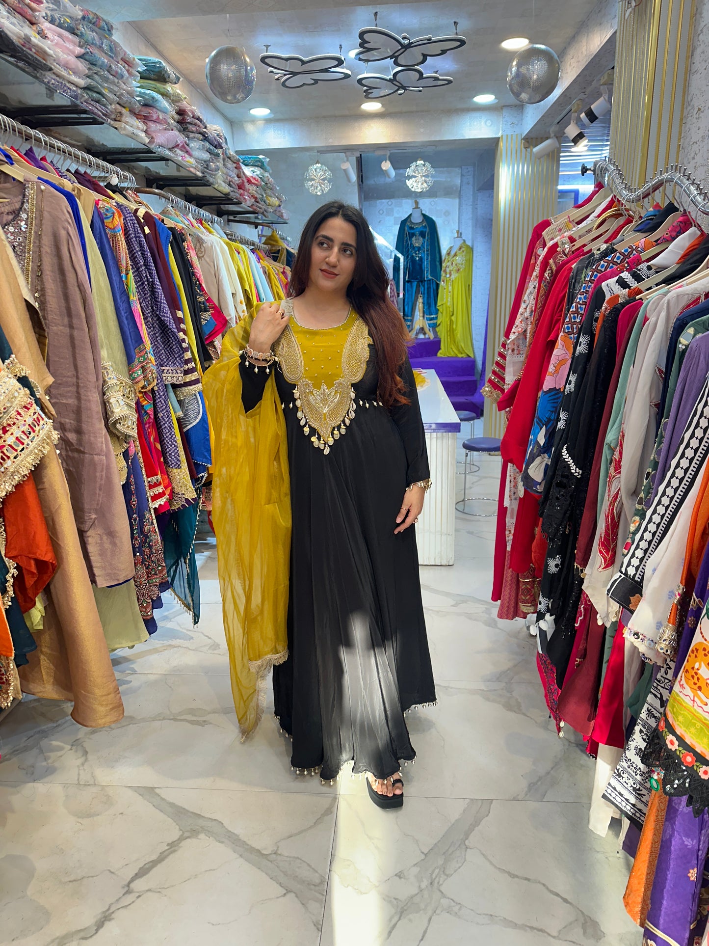 "PALAK" Elegant Anarkali Suit FS181