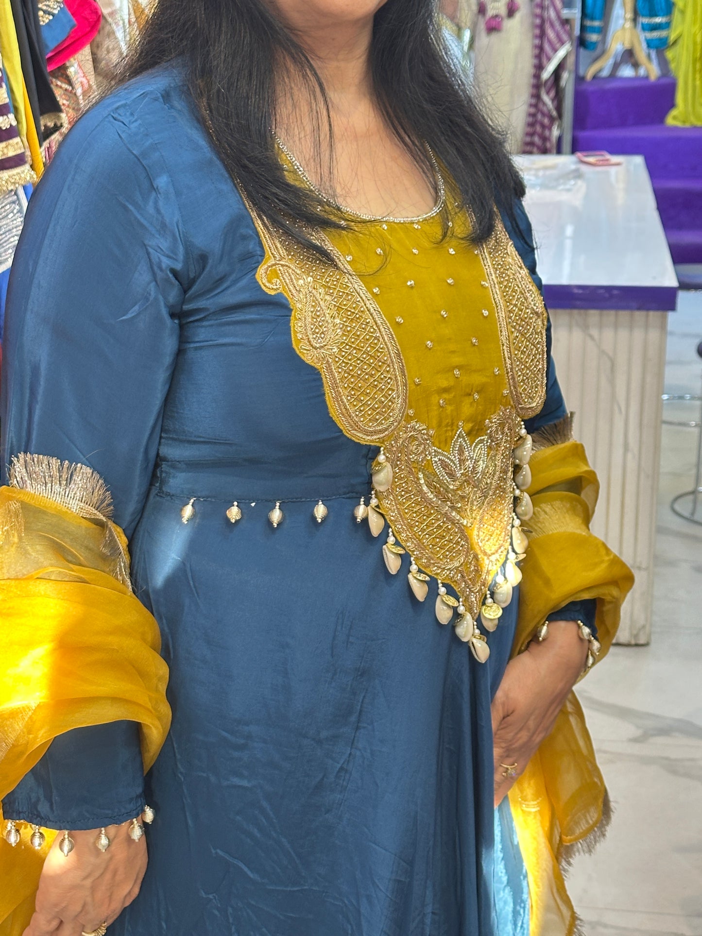 "PALAK" Elegant Anarkali Suit FS181