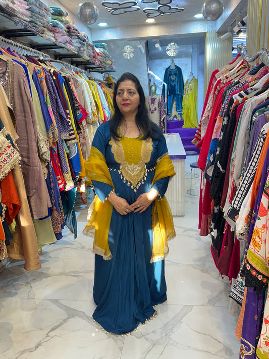 "PALAK" Elegant Anarkali Suit FS181