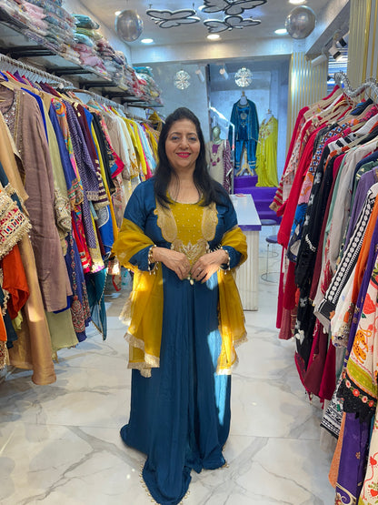 "PALAK" Elegant Anarkali Suit FS181