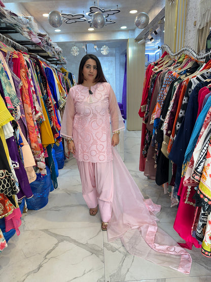 ‘Rashi’ Stunning Crochet Work Suit FS199