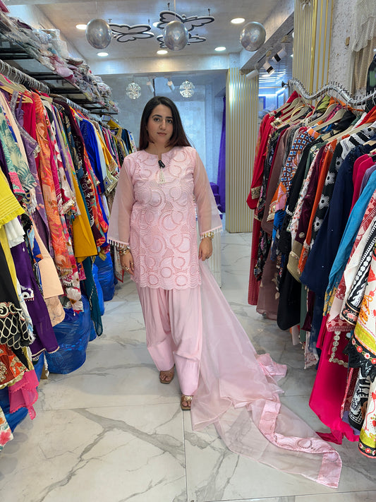 ‘Rashi’ Stunning Crochet Work Suit FS199