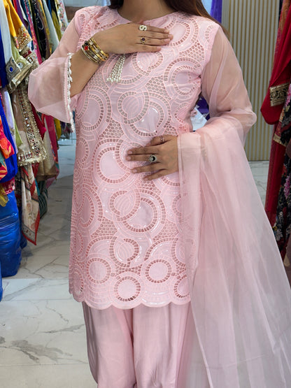 ‘Rashi’ Stunning Crochet Work Suit FS199