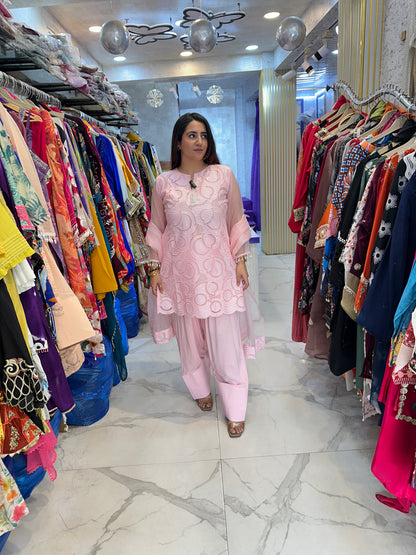 ‘Rashi’ Stunning Crochet Work Suit FS199