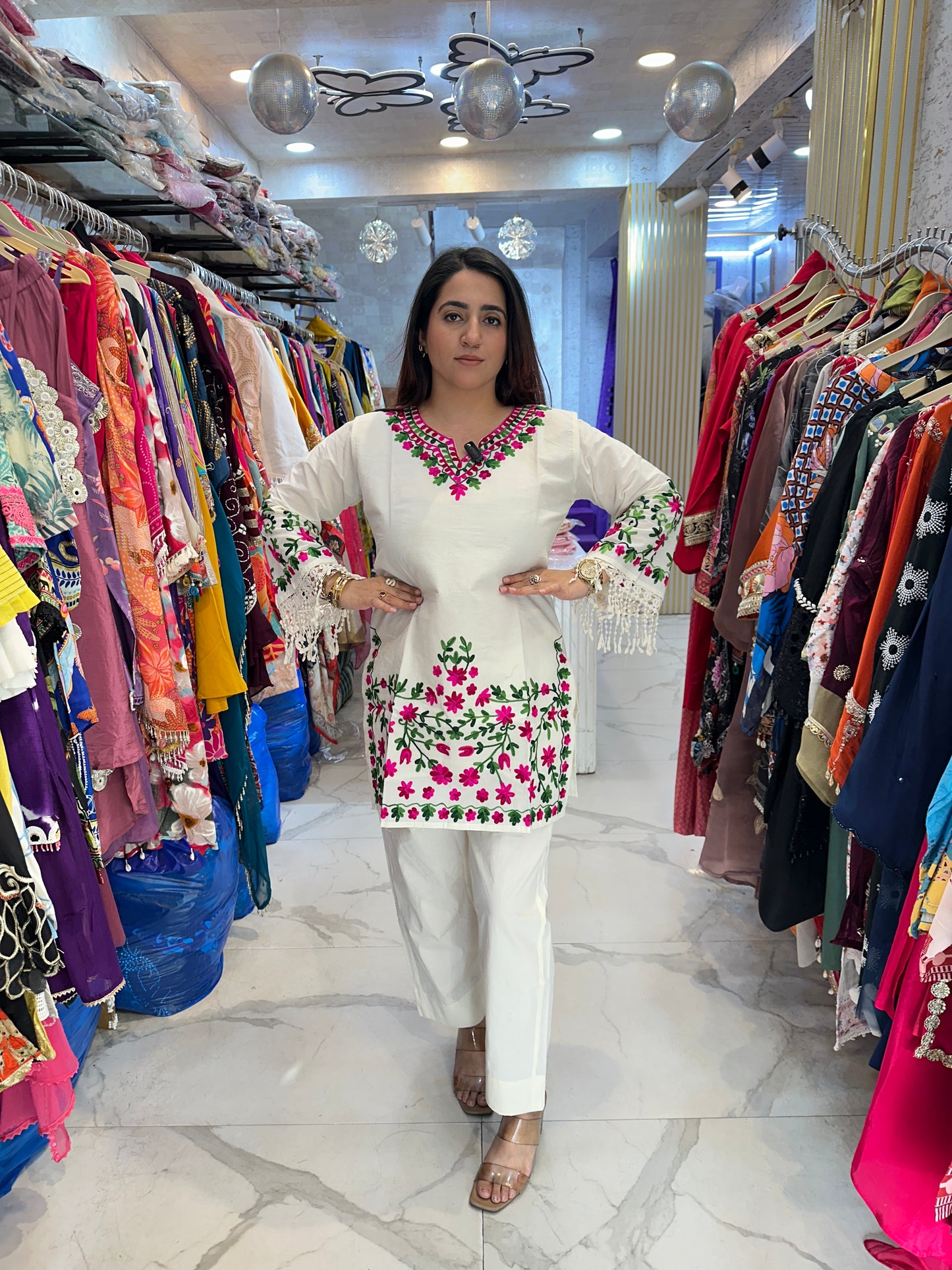 ‘SAHR’ Beautiful Cotton Co-Ord Set FS200