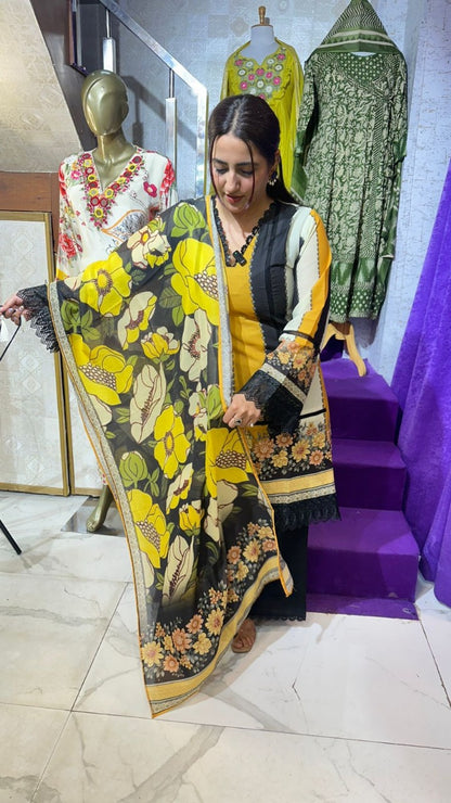 "MITTI " SUMMER COTTON 4 PIECE SUIT FS22