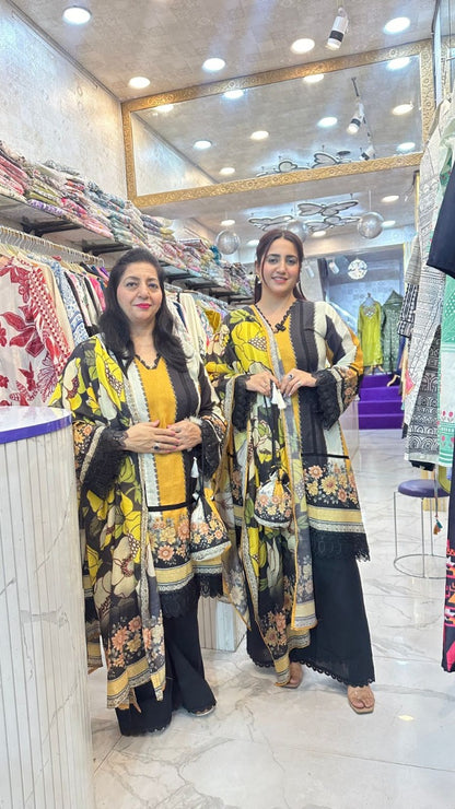 "MITTI " SUMMER COTTON 4 PIECE SUIT FS22