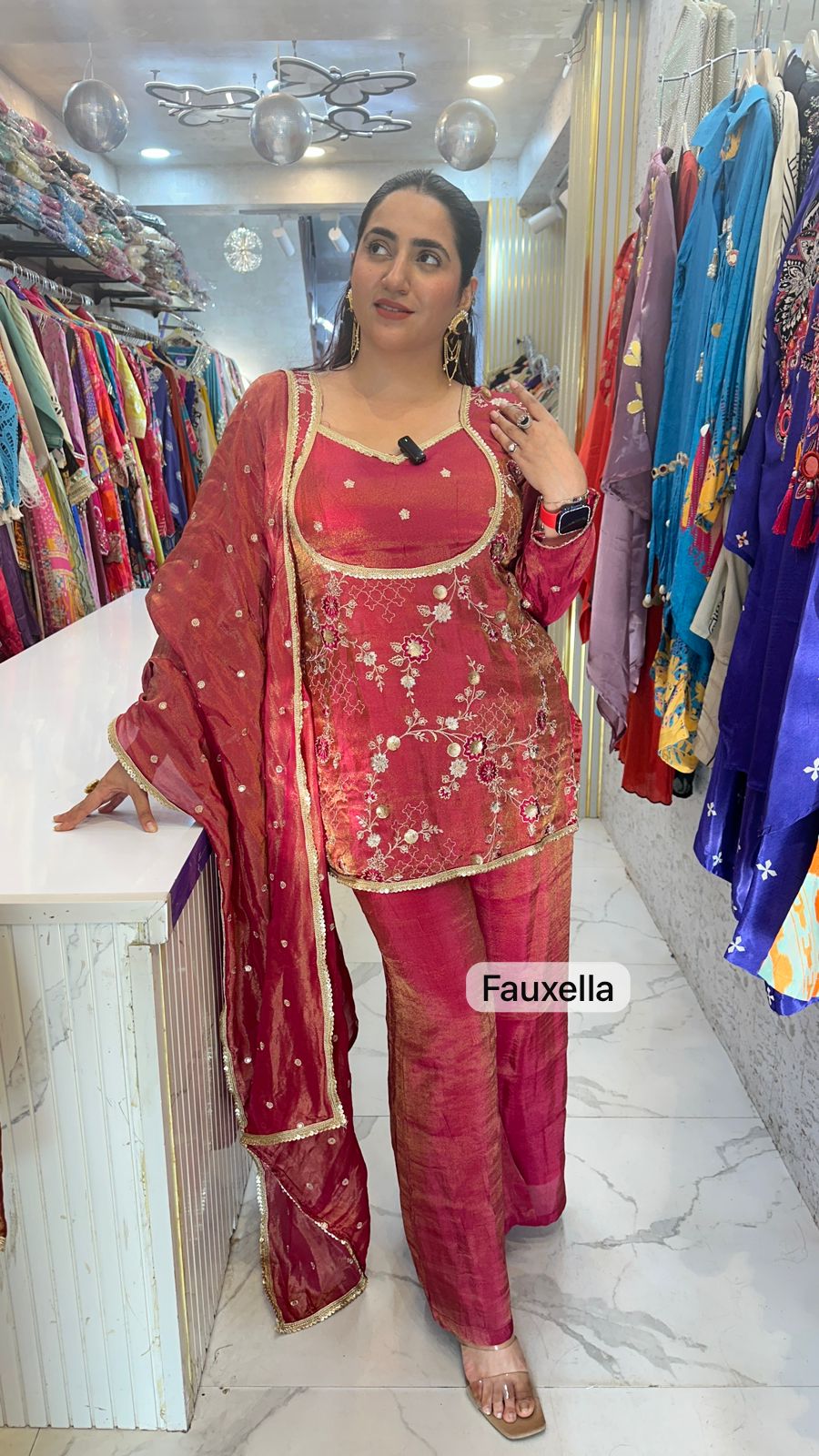 "PARCHAAI" Royal Elegance in Zardosi Embroidered Ethnic Suits FS48