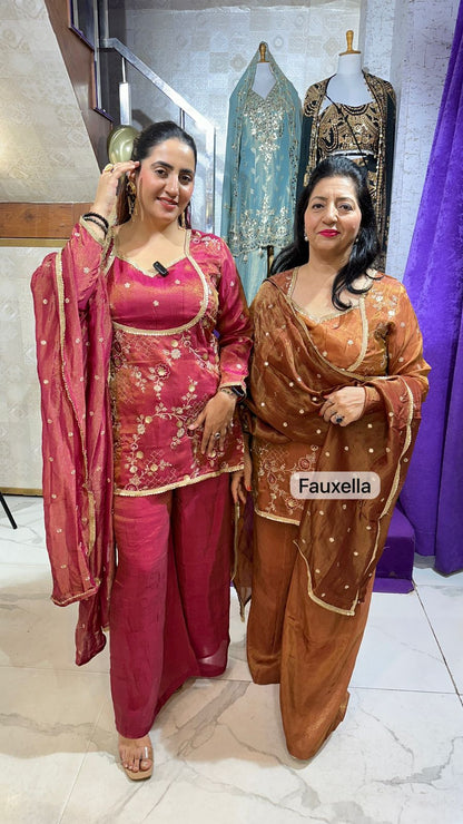 "PARCHAAI" Royal Elegance in Zardosi Embroidered Ethnic Suits FS48