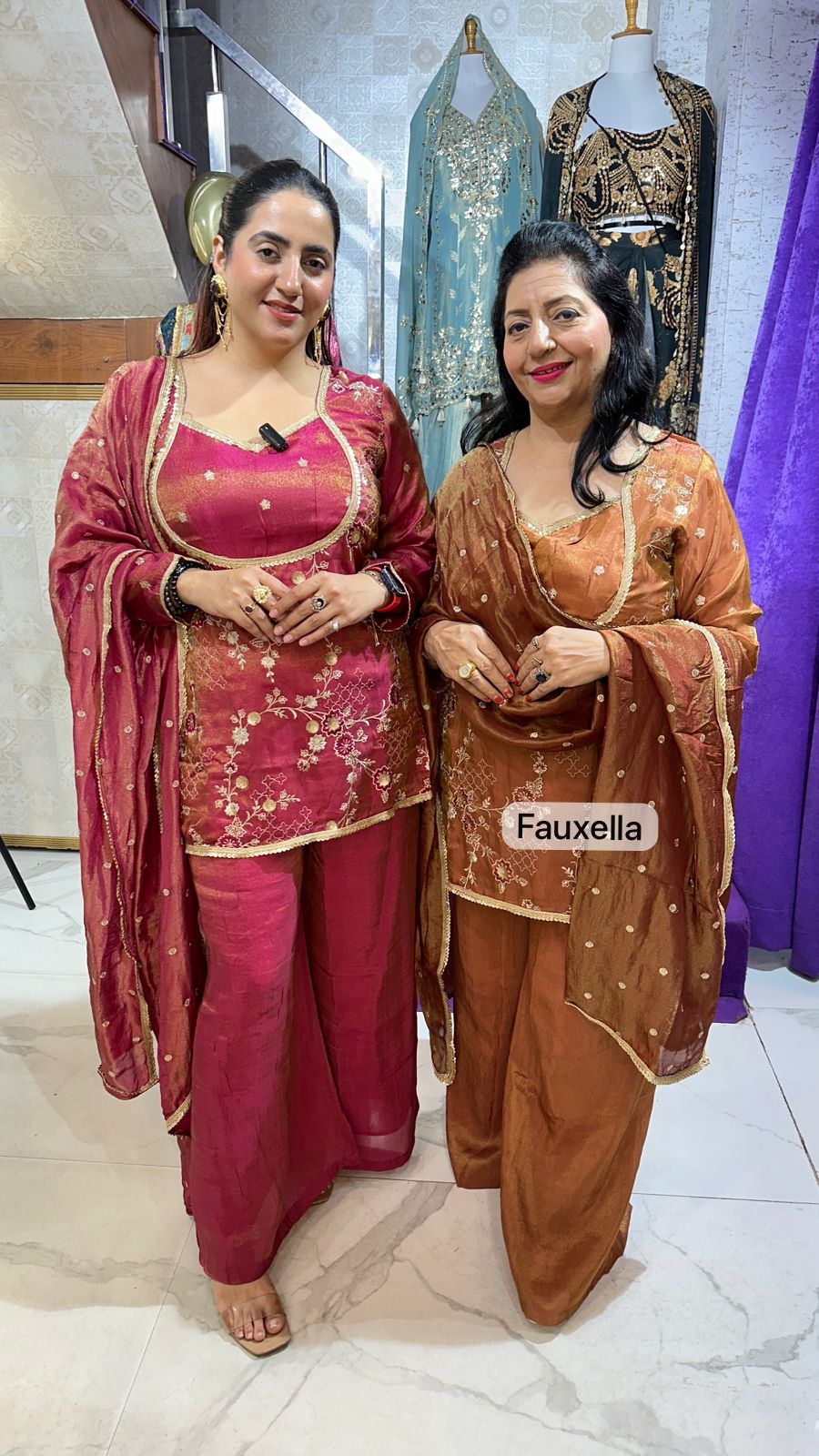 "PARCHAAI" Royal Elegance in Zardosi Embroidered Ethnic Suits FS48