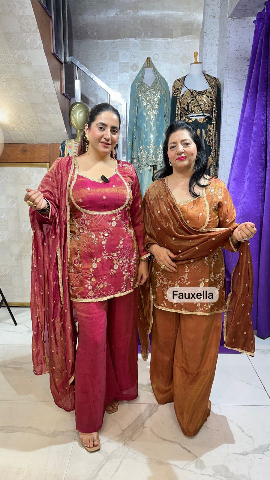 "PARCHAAI" Royal Elegance in Zardosi Embroidered Ethnic Suits FS48