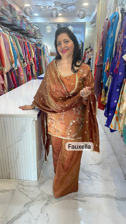 "PARCHAAI" Royal Elegance in Zardosi Embroidered Ethnic Suits FS48