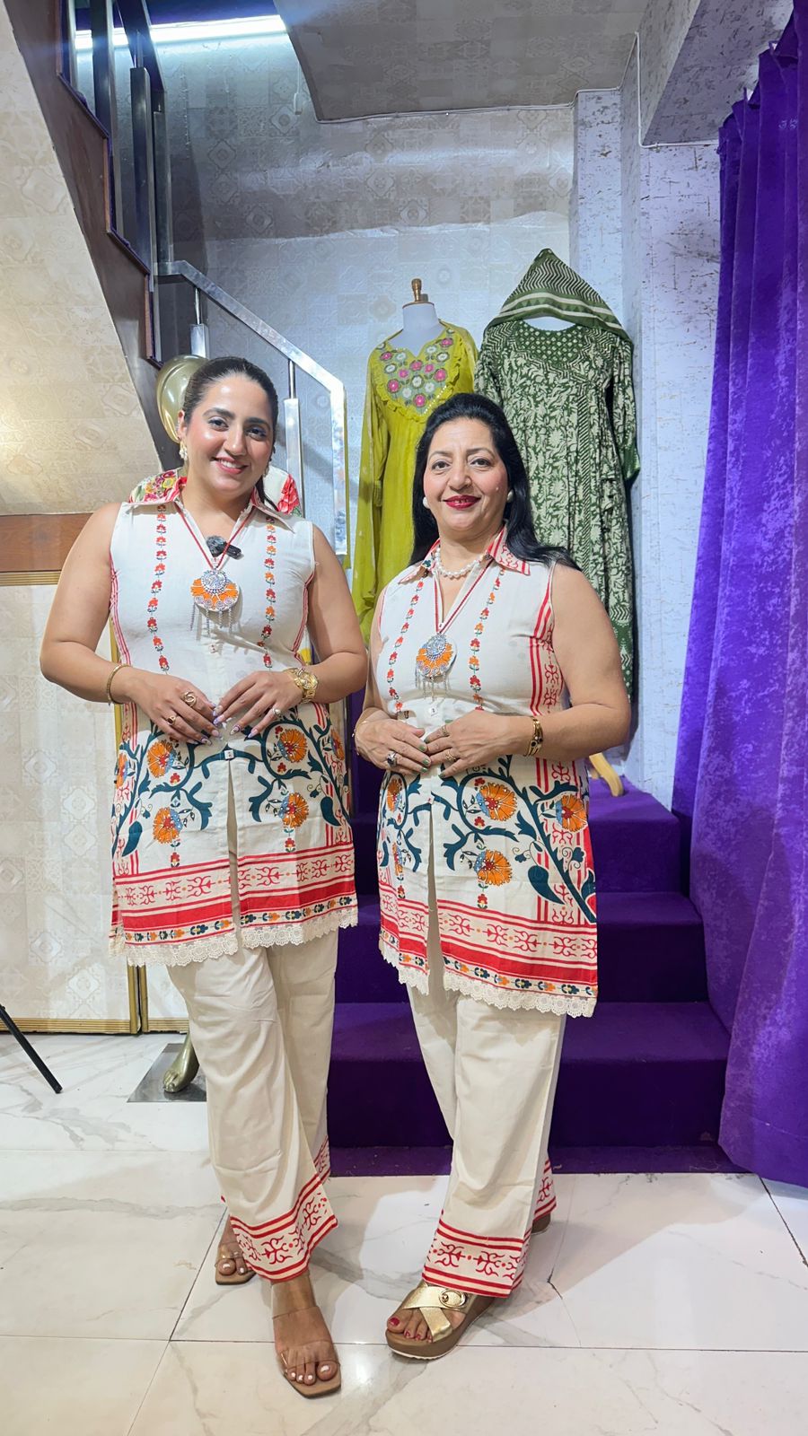 "SITVAA" Khadi Cordset With Pretty Print FS63