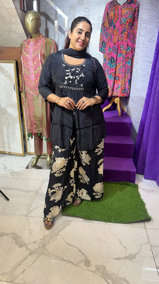 "KAAVYA"Beautiful Suit With Cut work FS56