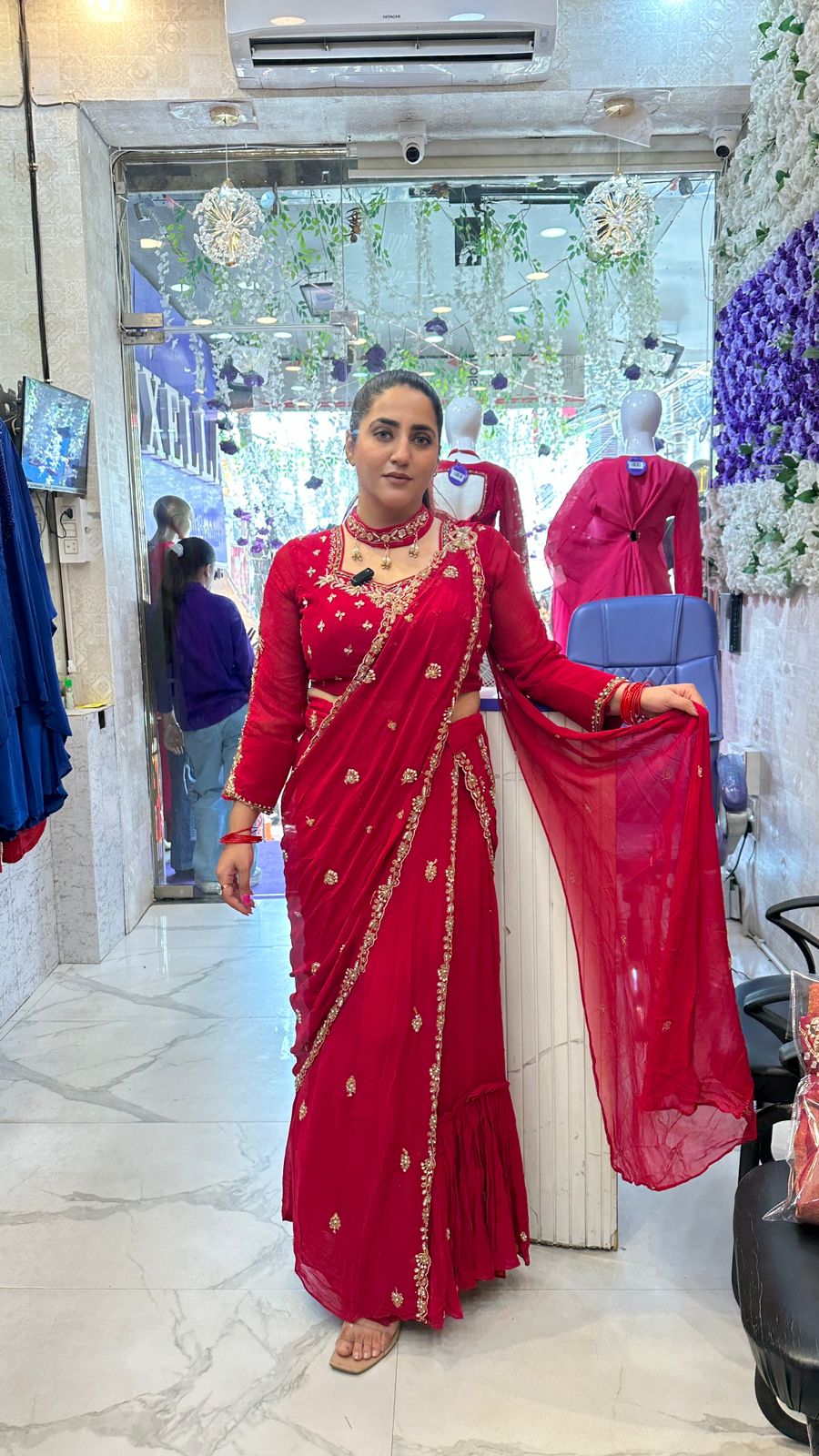 "RAKTIMA" Draped in Grace, Styled for the Spotlight FS58