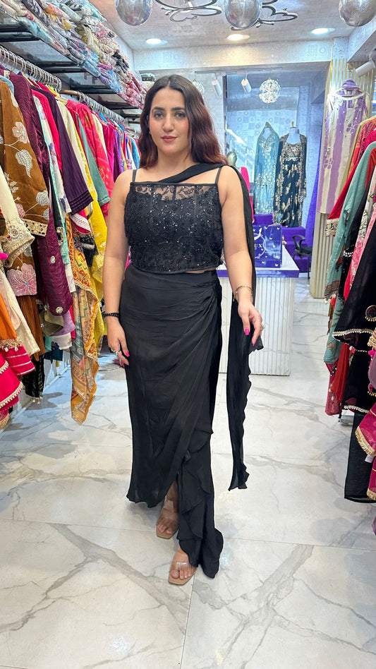 "RAABIYA" Elegant Designer Dress in Every Shade FS60