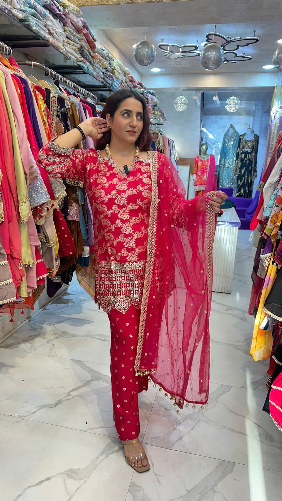 "LALIMA" Elegant Party Wear Designer Suit  FS61