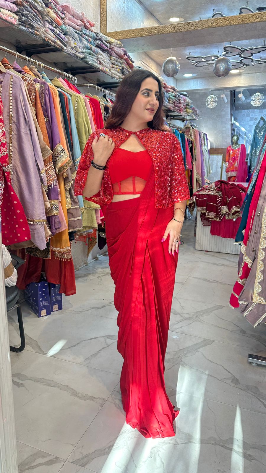 "SHRINGAR"  Bold Drape Saree With Elegant Looks  FS63