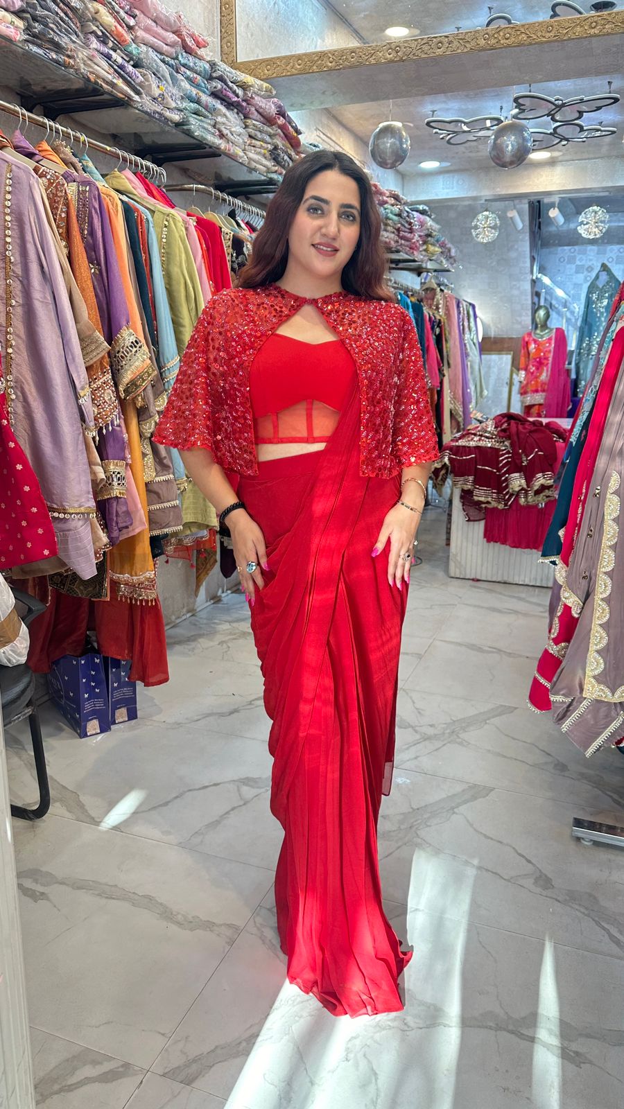 "SHRINGAR"  Bold Drape Saree With Elegant Looks  FS63