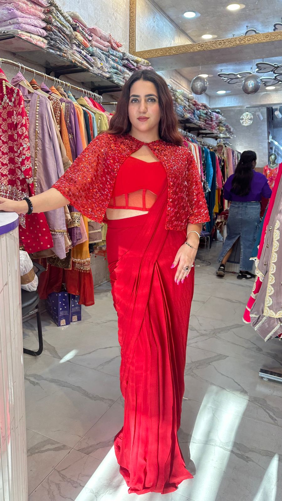 "SHRINGAR"  Bold Drape Saree With Elegant Looks  FS63