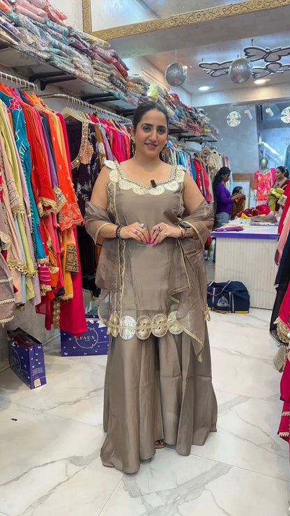 "BIJURIYA" Beautiful Suit With Gota Patti Work  FS65