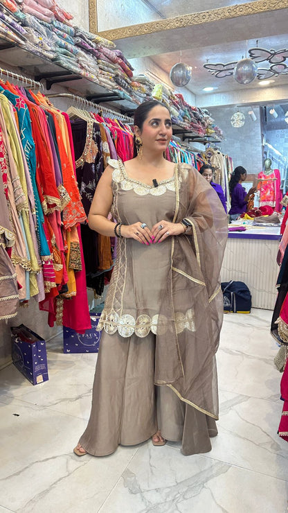 "BIJURIYA" Beautiful Suit With Gota Patti Work  FS65