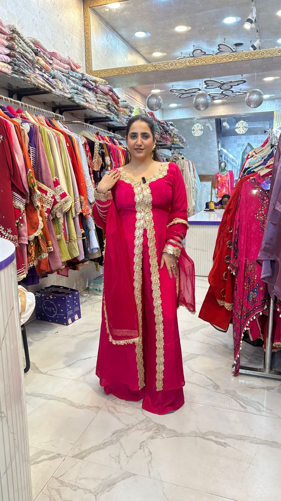 "MISHIKA" Beautiful Gota Patti Ethnic Wear FS66