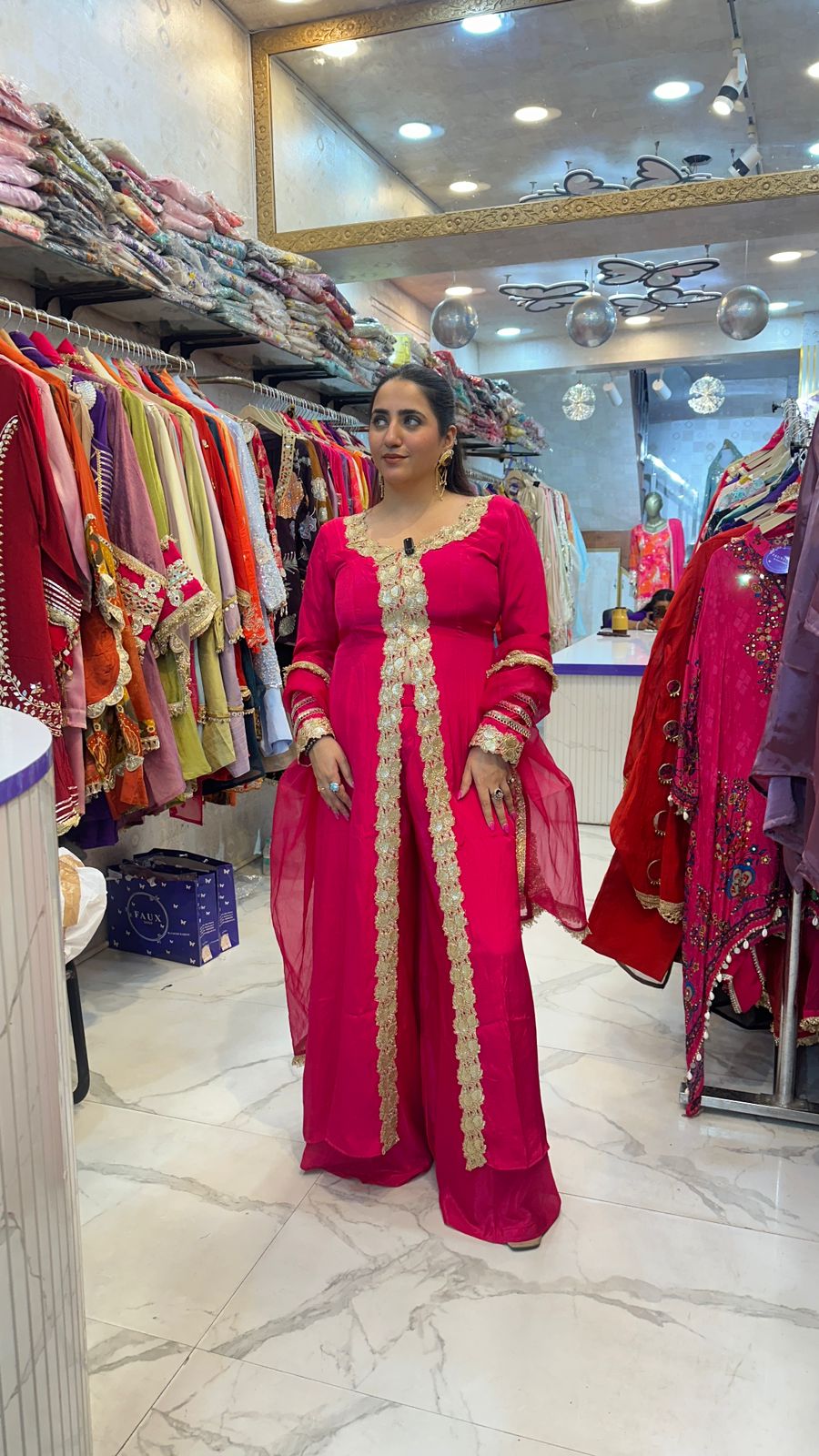 "MISHIKA" Beautiful Gota Patti Ethnic Wear FS66