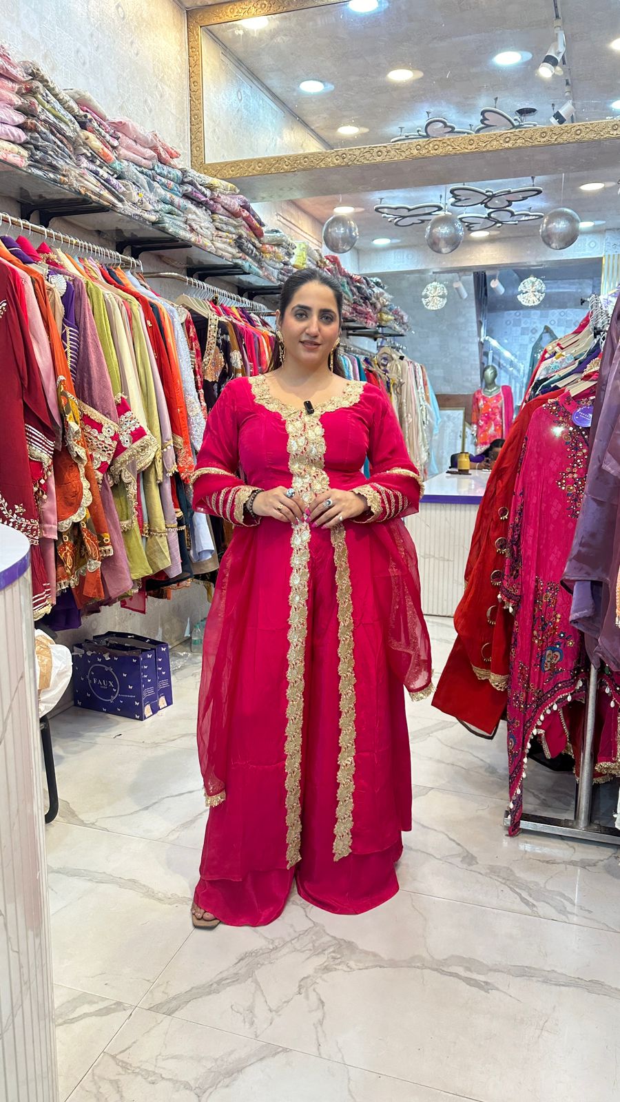 "MISHIKA" Beautiful Gota Patti Ethnic Wear FS66