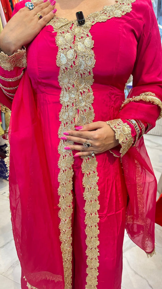 "MISHIKA" Beautiful Gota Patti Ethnic Wear FS66