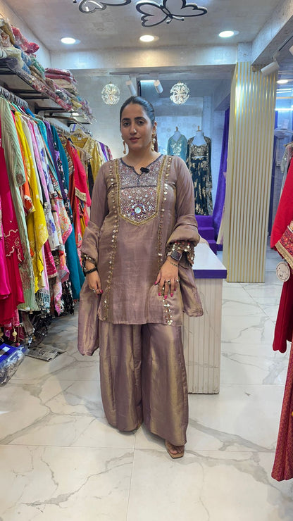 "CHHAVI" Beautiful Mirror Work Suit FS76