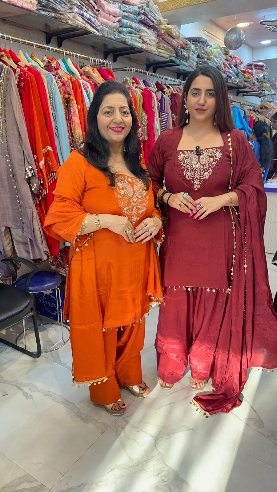 "ZARIKA" Beautiful Suit with Farshi Salwar FS77