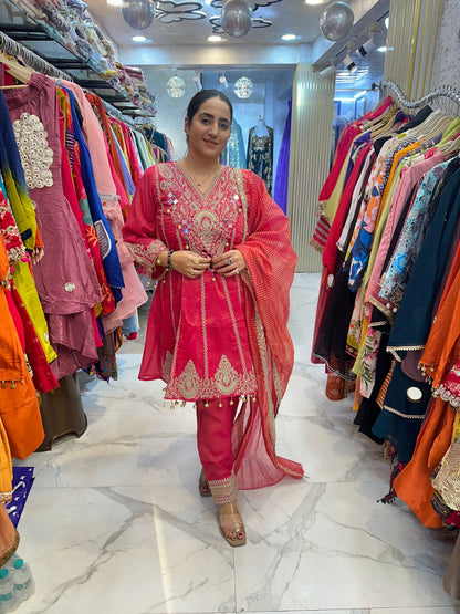 "NAYIRA" Beautiful Suit With V-Neck Design FS92