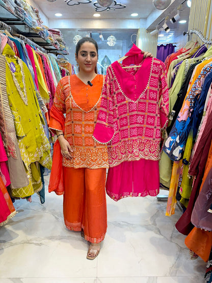 "KOSHA" Elegant Suit With Work on Hand FS96