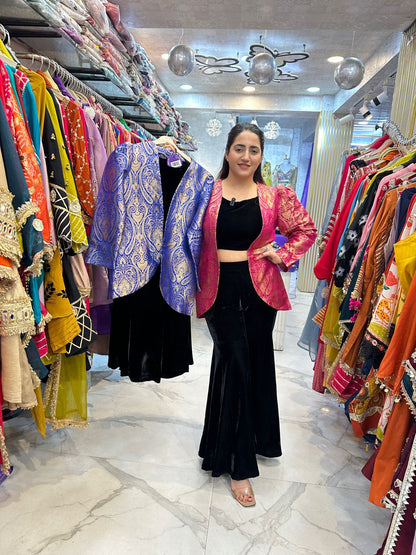 "MAKHMAL" Beautiful Velvet 3 Piece Set FS107