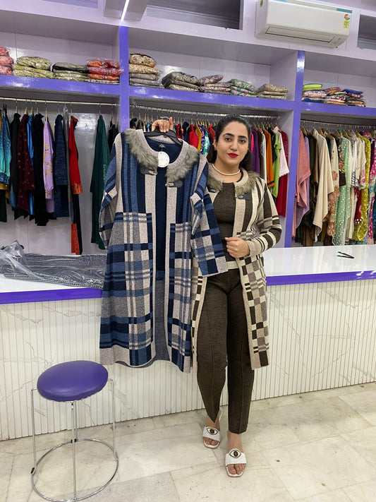 Heavy Woolen 3 piece Set FS147